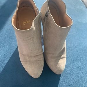 Christian Louboutin Belle Gray Suede Beautiful booties